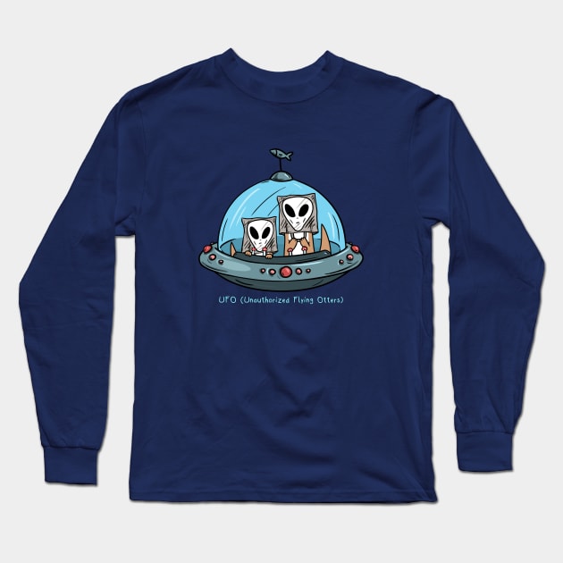 UFO Long Sleeve T-Shirt by Otterlyalice